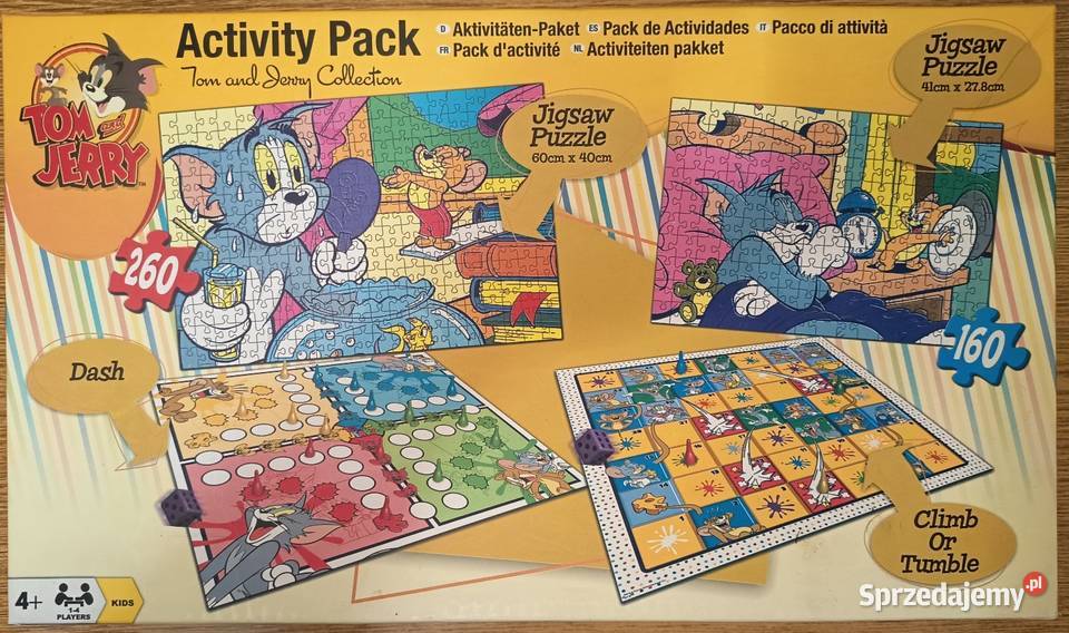 Tom Jerry Collection Activity Pack Board Games podkarpackie