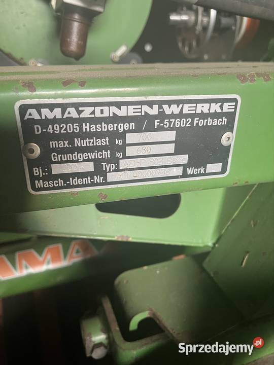 Siewnik Amazone ADP303 specjał d7 d8 d9 Rolnictwo