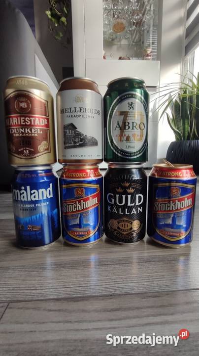 Szwedzkie puszki piwie Stan 18 Zielona Góra