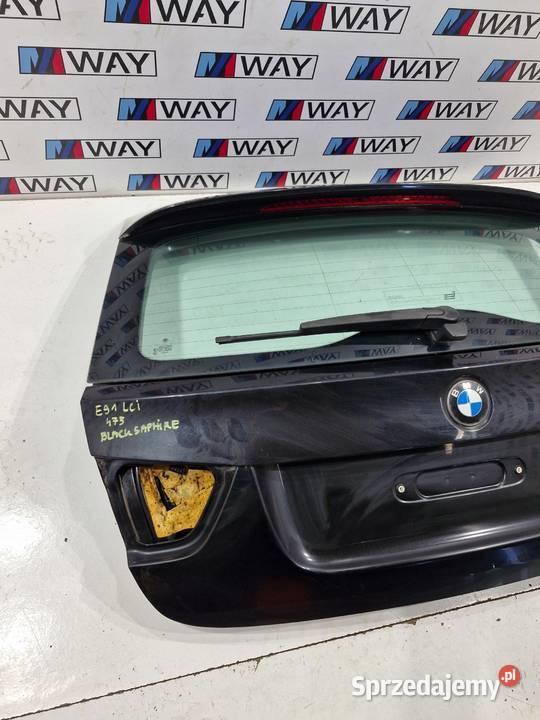 BMW E91 LCI KLAPA BAGAŻNIKA TYŁ TYLNA 475 BLACK Klapy bagażnika