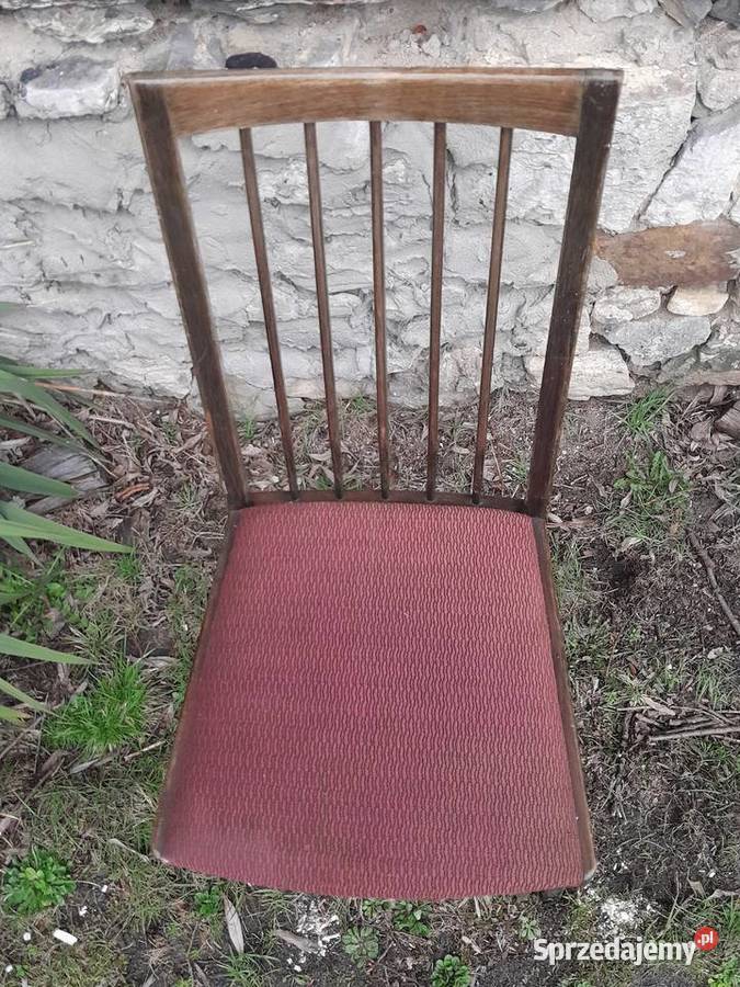 Stare krzesło PRL patyczak zabytek retro vintage