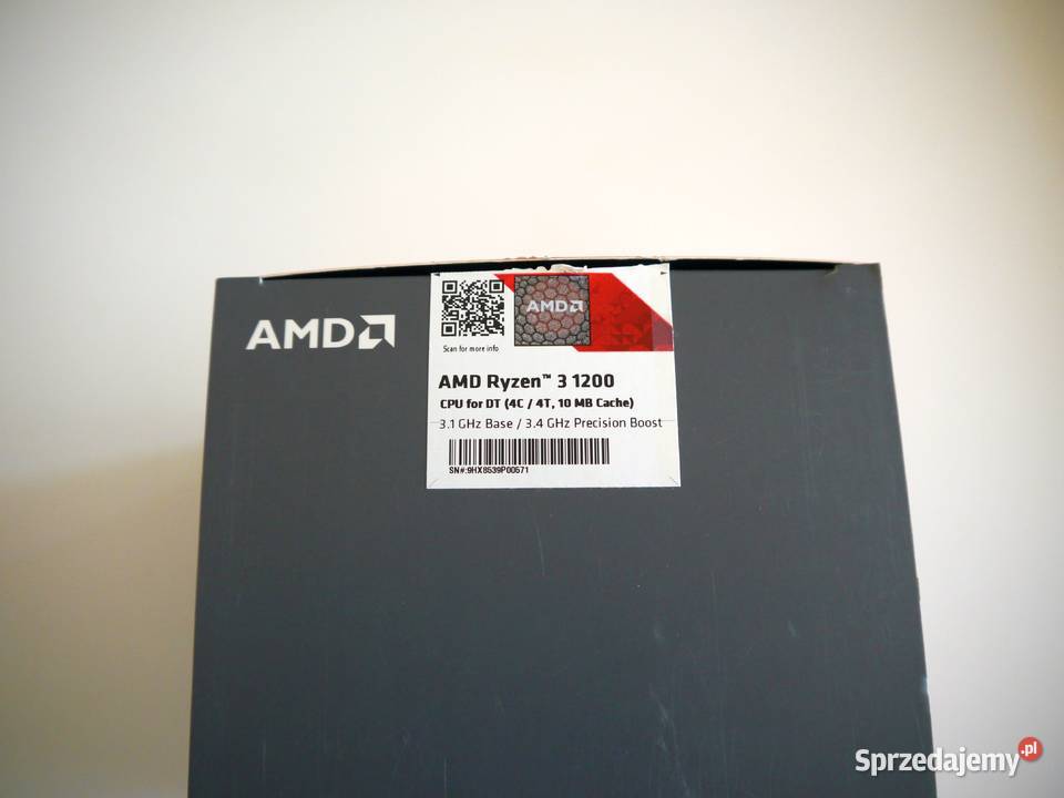 Procesor AMD Ryzen 3 1200 AF socket AM4 4 Gdańsk sprzedam