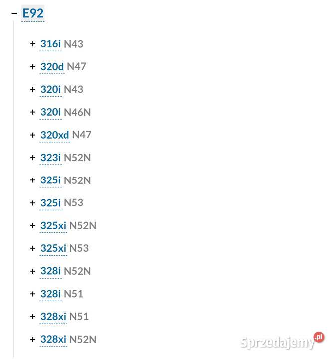 Zacisk tył Bmw e90 e91 e92 e93 f30 f35 e84 320 Układ hamulcowy