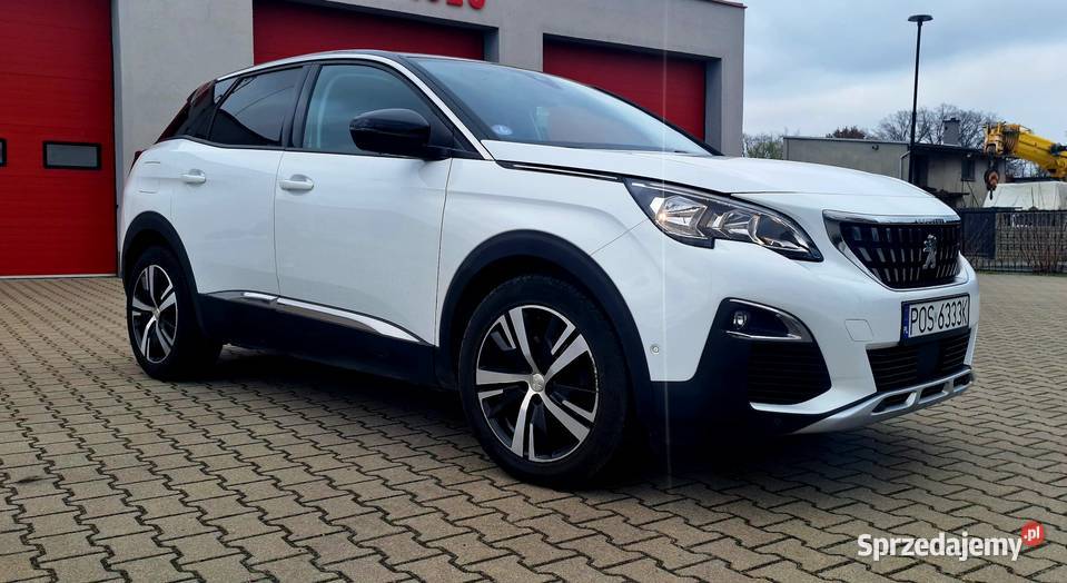 Biały Peugeot 3008 ll 12 benzyna zadbany 2016 r Sieroszewice