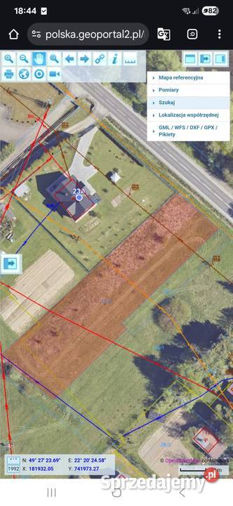 Sprzedam piękna działkę w miejscowości Łączki