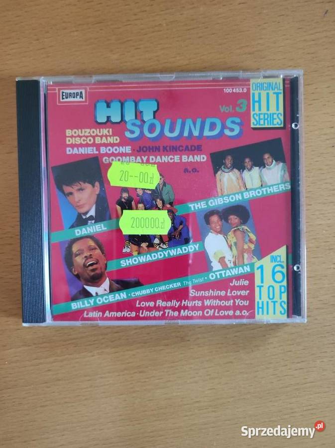 unikat Hit Sounds Vol 3 Hit Sounds 3 EUROPE CD świętokrzyskie Kielce