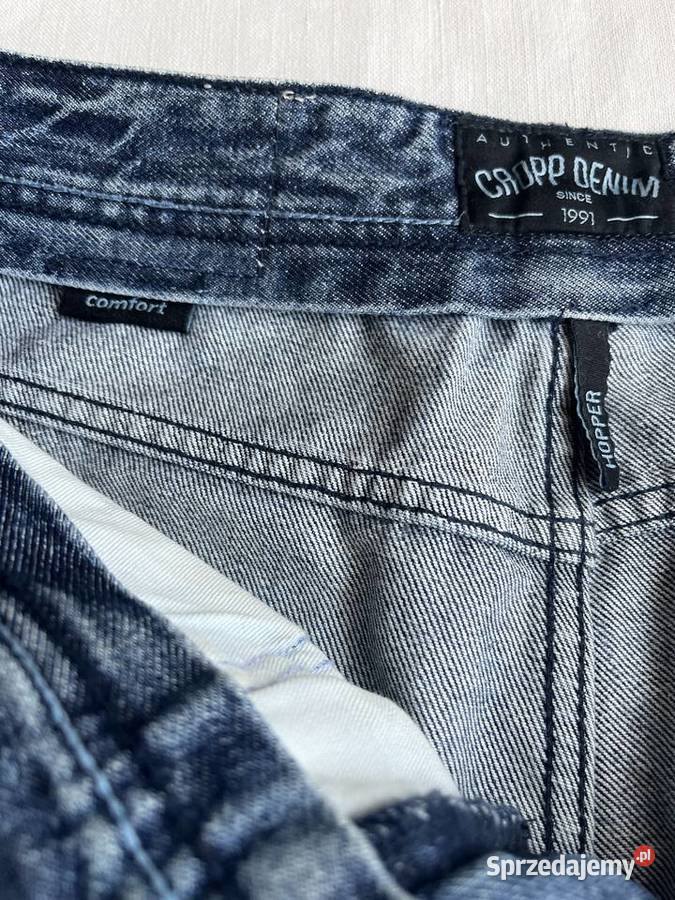 Męskie spodenki jeansowe CROPP krótkie rozmiar W Sochaczew