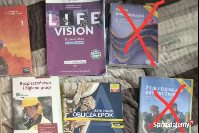 Zestaw Podręczników do Klasy 1 LiceumTechnikum mazowieckie Siedlce
