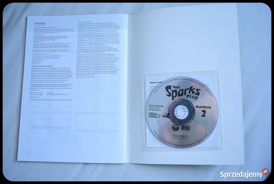 Sparks Plus podręcznik ćwiczenia NOWE z płytą Płock