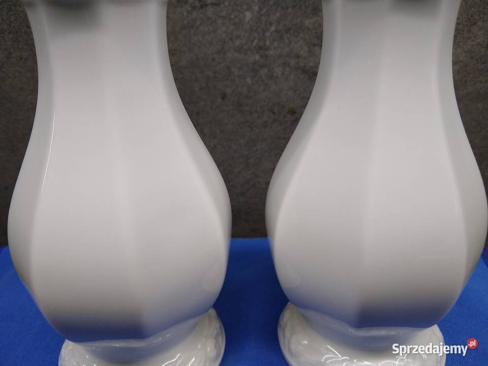 Duża solniczka i pieprzniczka Rosenthal Biała Kalisz