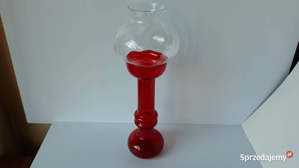 Lampa wodna świecznik Ząbkowice kolorowe szkło Pozostałe Dąbrowa Górnicza