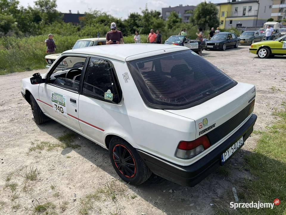 Peugeot 309 auto na rajd koguta