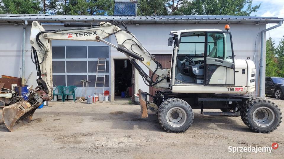 Koparka kolowa terex tw 110 2010 mały przebieg Tomaszów Lubelski