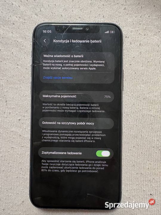 iPhone 11 Pro 256GB 75 Bateria Apple / iPhone