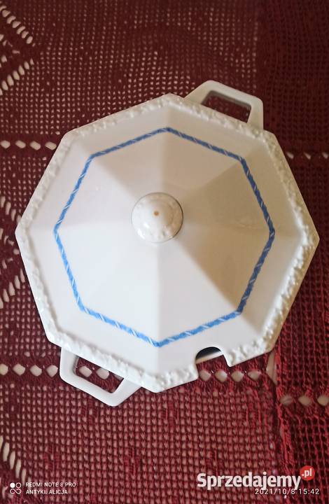 Waza Rosenthal Maria Z niebieską girlandą Antyki, Sztuka, Kolekcje Gdańsk