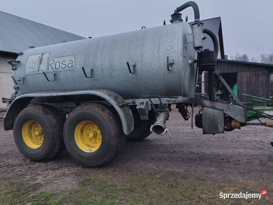Beczkowóz wóz asenizacyjny 8000l oś skrętna Pozostałe Rozogi sprzedam