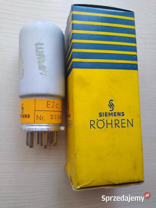 Lampa elektronowa E2c Siemens Pentoda mocy Prostyń sprzedam