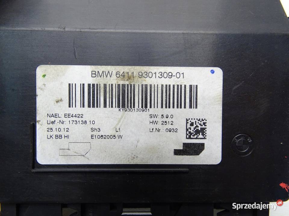 MODUŁ STEROWNIK KLIMATYZACJI KLIMY 9301309 BMW osobowe