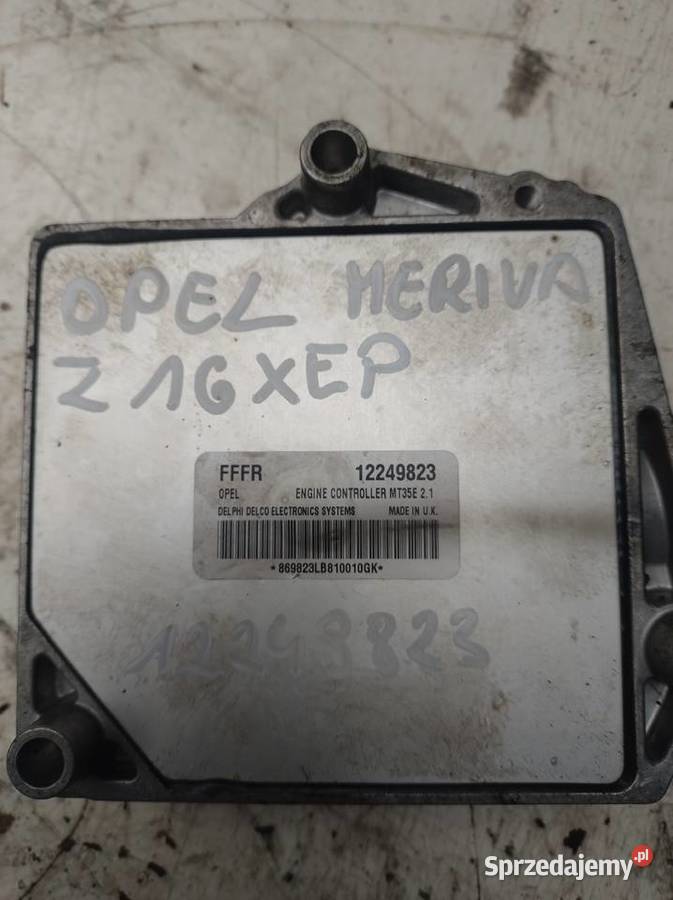 OPEL Z16XEP sterownik silnika 12249823 komputer osobowe sprzedam