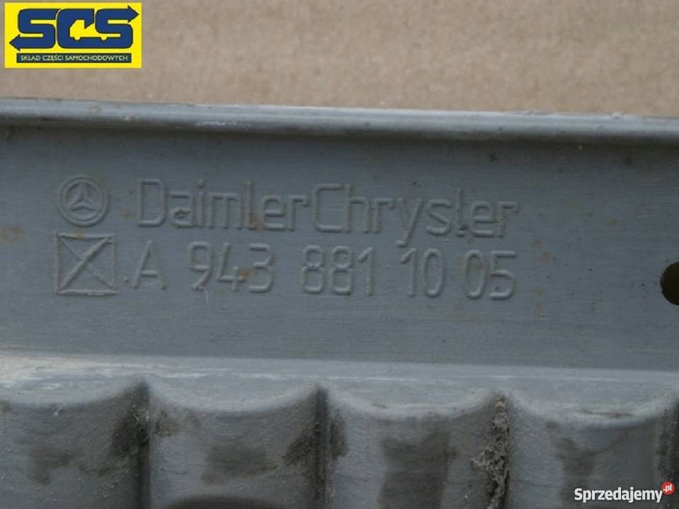 MERCEDES ACTROS OSŁONA PRZECIWBŁOTNA MATA Bieleń