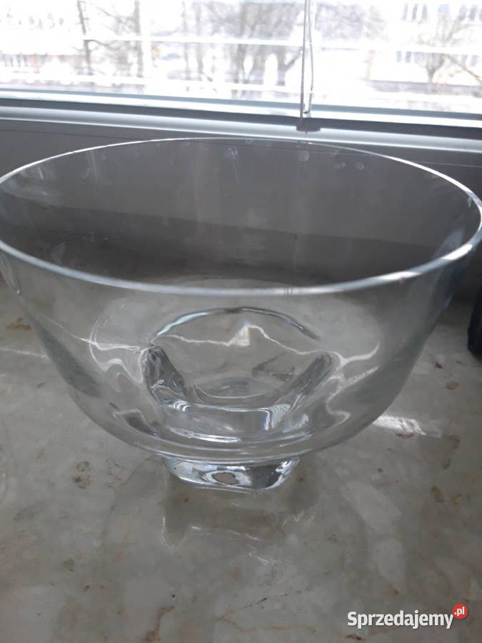 miska salaterka szklana lata 70te XX w NRD Warszawa