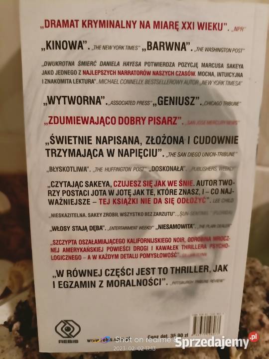 Dwukrotna śmierć Hayesa książki prezenty Warszawa
