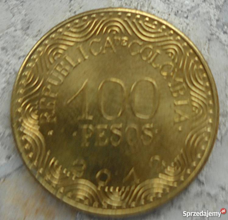 KOLUMBIA100 PESOS2012 r Numizmatyka Legionowo sprzedam