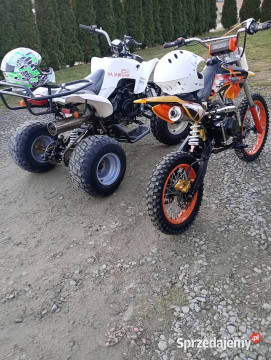Quad 250 automat Cross 125 nowy Pozostałe Limanowa sprzedam