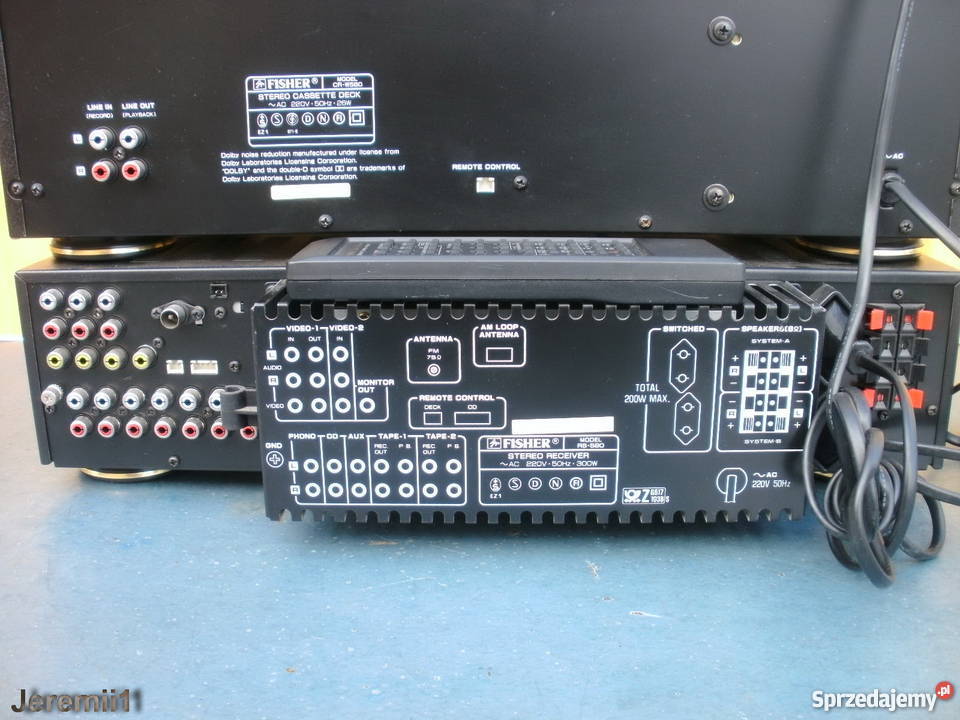 Wieża Fisher rs580 Studio Standard lubuskie Szprotawa sprzedam