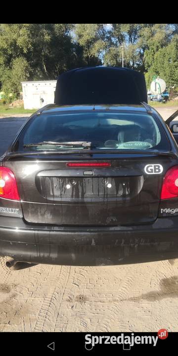 Pokrywa klapa tył megane 1 coupe lift warmińsko-mazurskie Nowe Miasto Lubawskie