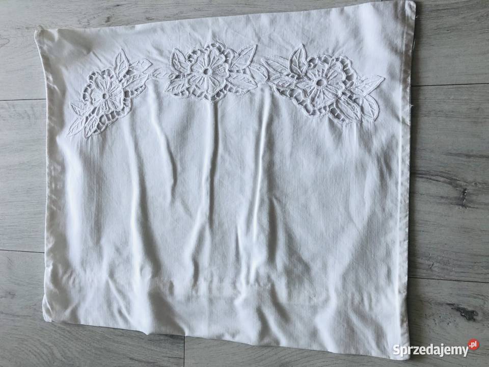 Poszewki na poduszki ręcznie robione PRL łódzkie Łódź