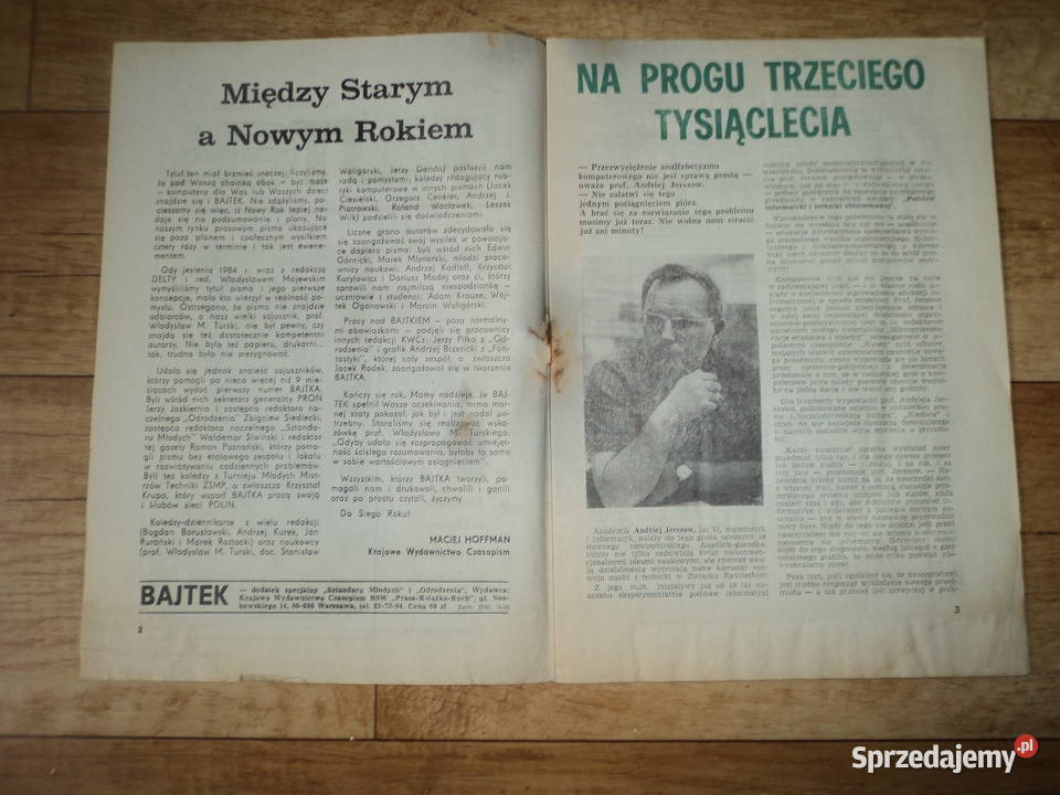 czasopisma Bajtek pierwsze cztery numery 14 Nowy Sącz