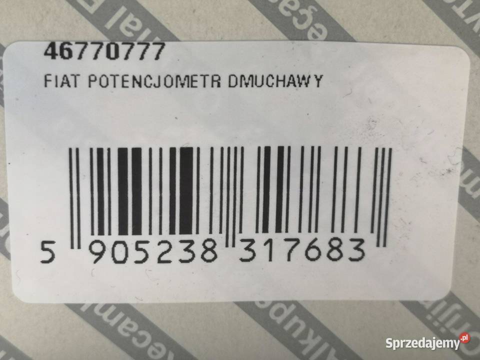 POTENCJOMETR DMUCHAWY FIAT MULTIPLA 9810 MAREA Potencjometry