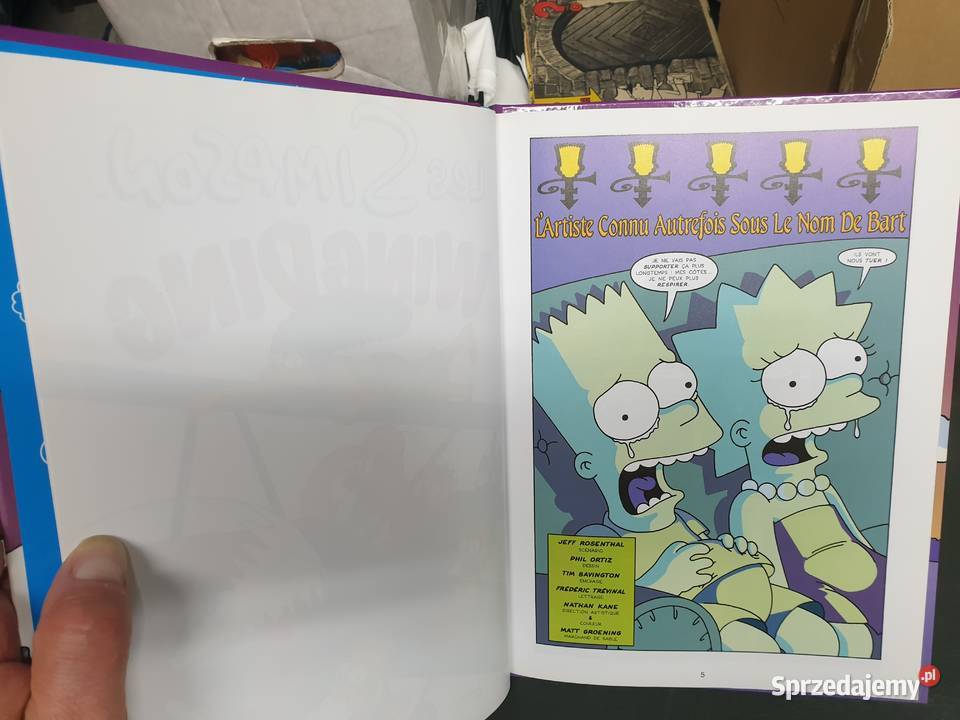 Les Simpsons Wingding komiks w języku francuskim pomorskie Gdynia