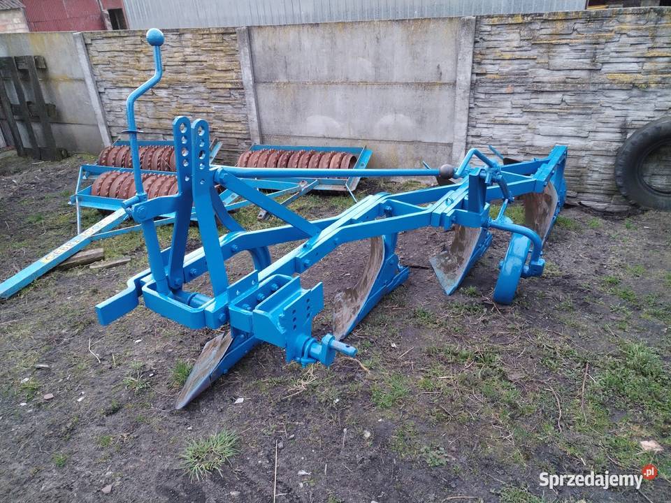 Pług 4skibowy zagonowy Overum nieuszkodzony Przyłęk