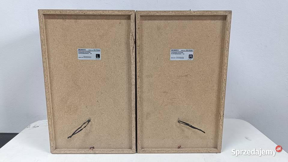 SONY SSRG30 kolumny audio z krótkimi kablami Poznań