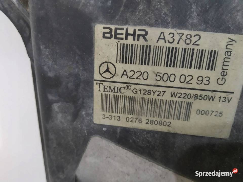 WENTYLATOR CHŁODNICY 32 CDI A2205000293