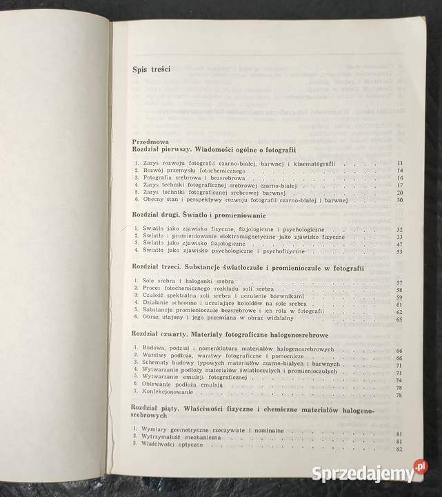 Materiały i procesy fotograficzne Mikołaj Rok wydania 1989 Sosnowiec sprzedam