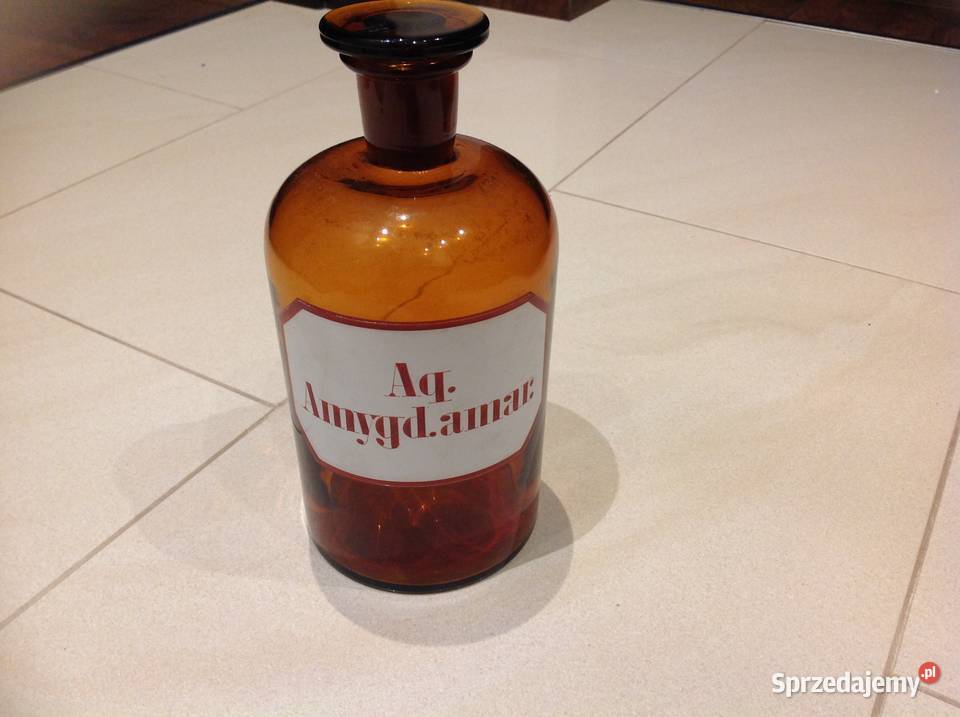 Stara Butelka Apteczna Szkło Rwaniec Sygnowana Nowa Sól