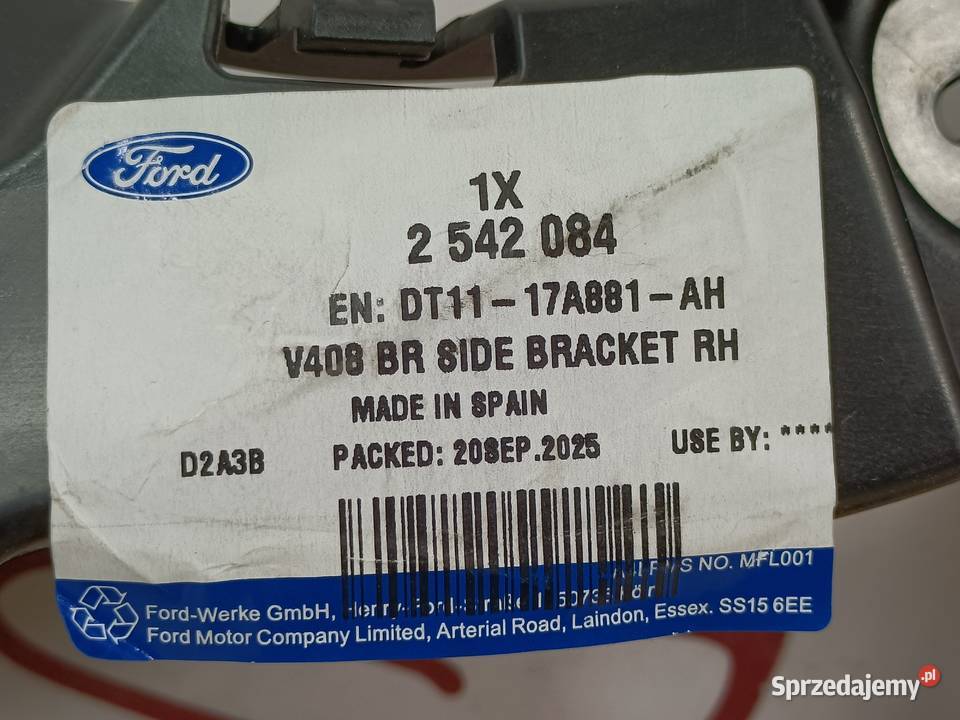 FORD TRANSIT TOURNEO CONNECT 13 ŚLIZG ZDERZAKA osobowe Pleszew sprzedam