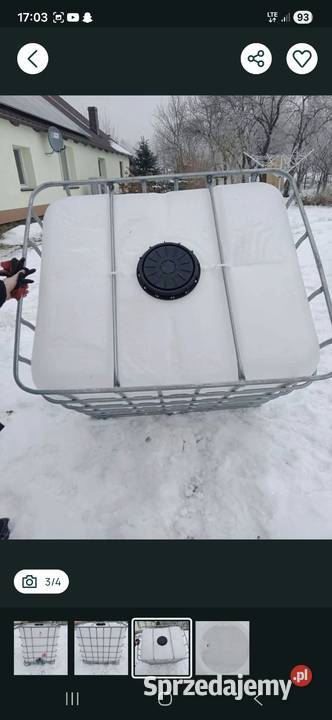 Mauzer mauzery 1000l CZYSTE METALOWE PALETY Czarna Woda sprzedam
