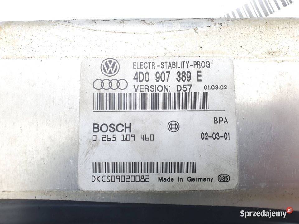 MODUŁ AUDI A8 D2 4D0907389E Lipno
