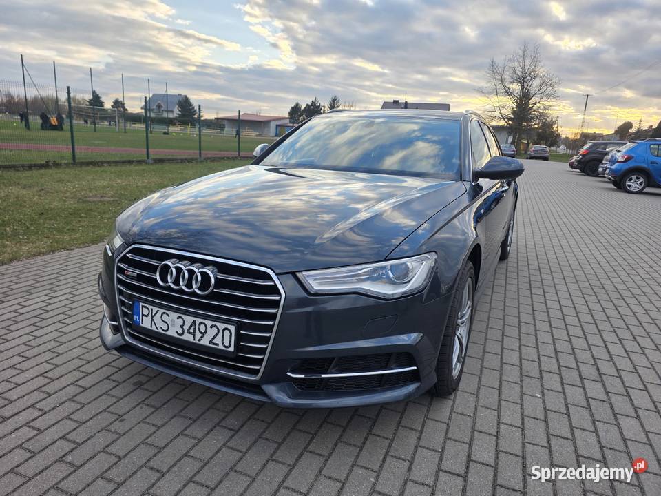 Audi A6 C7 lift SLine 20 TDI brązowe środki Koło