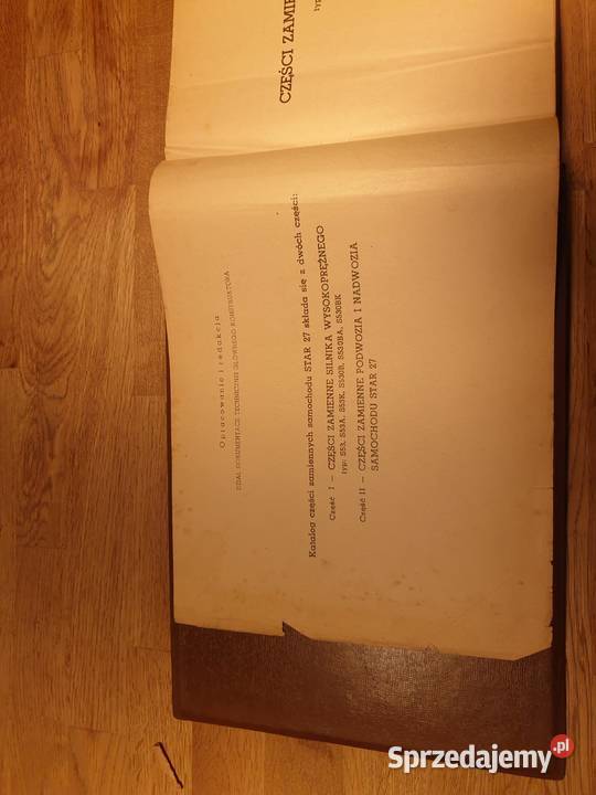 Katalog części zamiennych samochodu Star 27 Bydgoszcz sprzedam