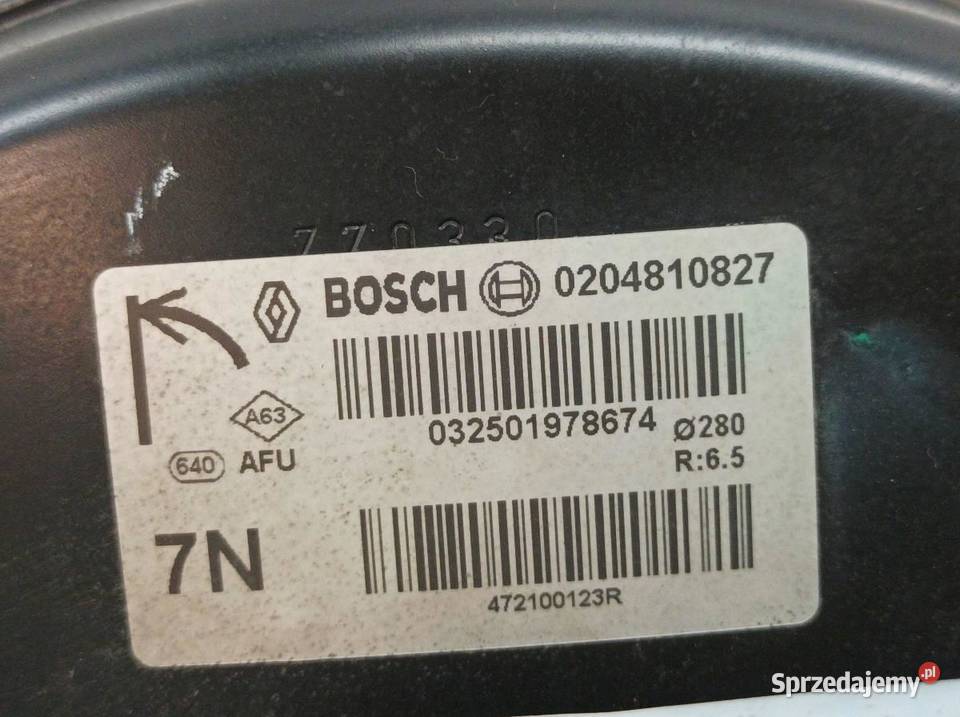POMPA HAMULCOWA SERWO 0204810827 Renault Kangoo