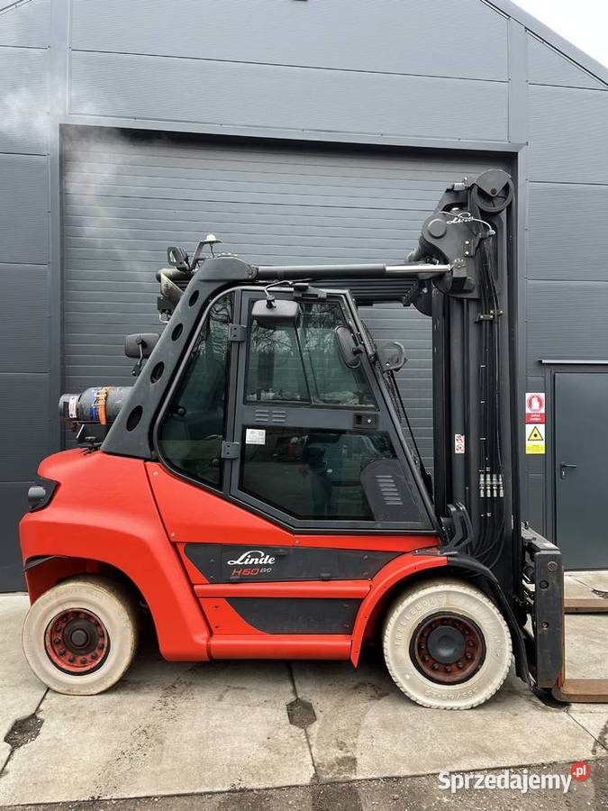 2016 Linde H60 4,6m/6t 3 butle klima pozycjoner przesuw 2 kamery z Niemiec
