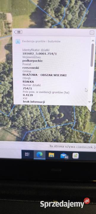 Działka rolno rekreacyjna Sprzedaż Błażowa