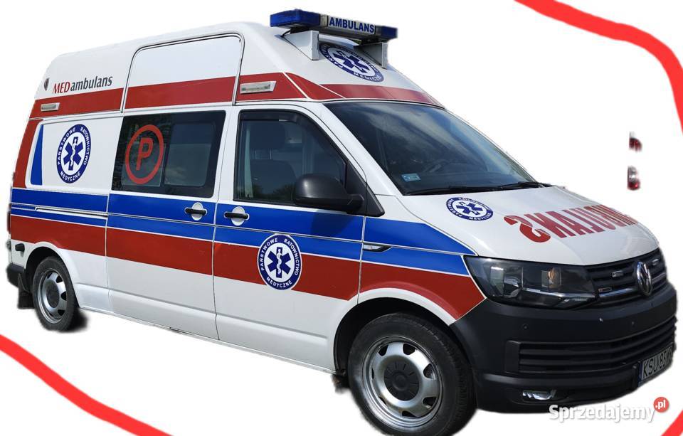 4x4 ambulans karetka Volkswagen Transporter T6 280000km Biskupiec