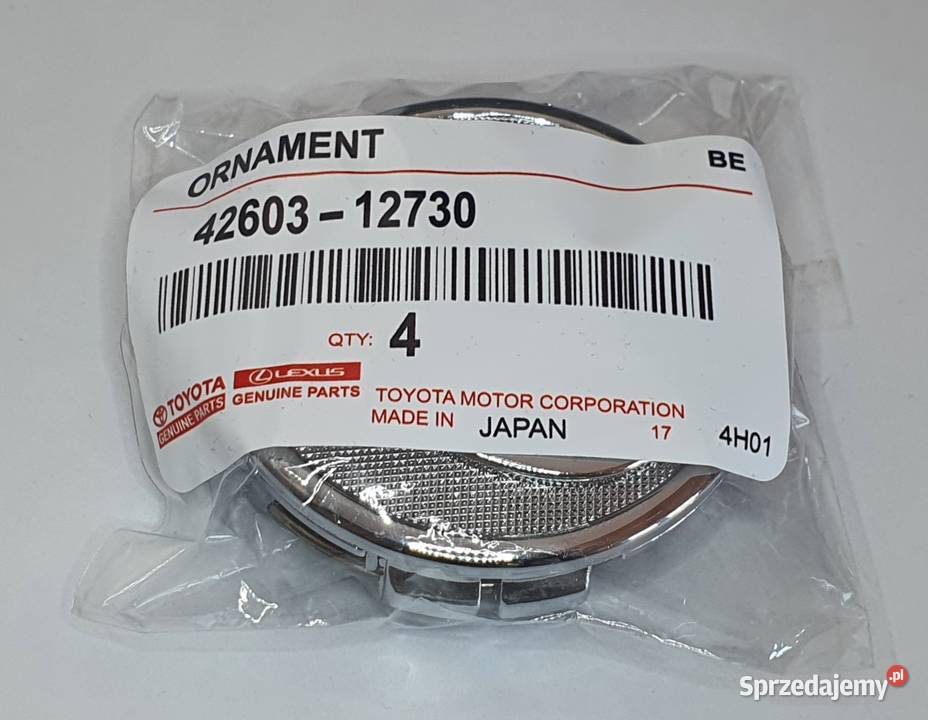 dekielki TOYOTA 62mm ASO dekle 4 srebrne 2