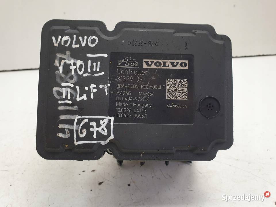 Volvo V70 III lift POMPA ABS Sterownik 31329139 Układ ABS i ESP Chełm